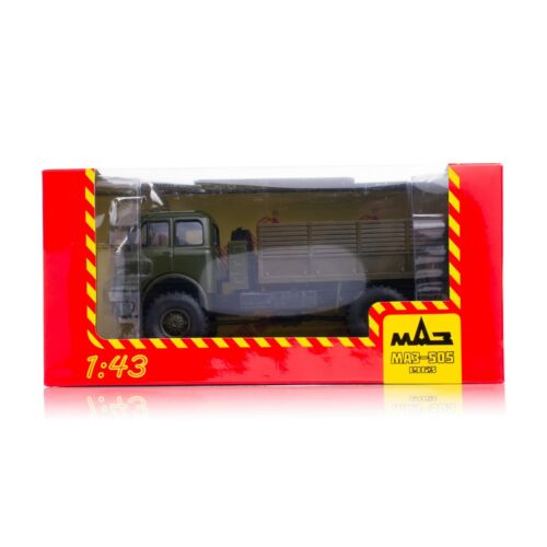 MAZ-505 Khaki Militär-LKW Druckguss Modell 1:43 H211K - Bild 4 von 4