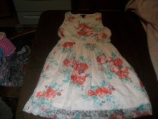 NWOT Rue 21 Lace Over Lining Floral Dress Size Small