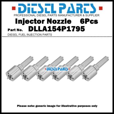 6x Fuel Injector Nozzle DLLA154P1795 for MAN TGA 26.280 26.330 TGM 15.280 18.280