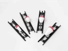 4 Pack Pole Fishing Rigs 4m 7lb Line Ready Tied Floats with Winder Angling Set