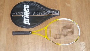 Prince Power Line Quantum OS Tennis Racket - New Pro Sensation Grip Wrap 4 1/2"