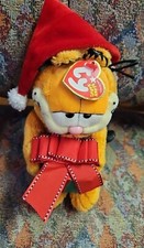 Garfield the Cat Happy Holidays 2005 Christmas TY Beanie Baby 9"