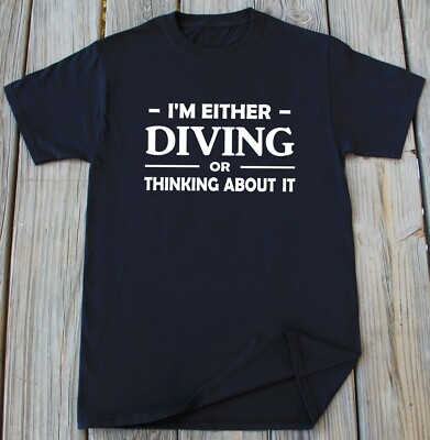 Diving T Shirt Sky Diving Deep Sea Scuba Diving Gift for Him Diving Lover Tee