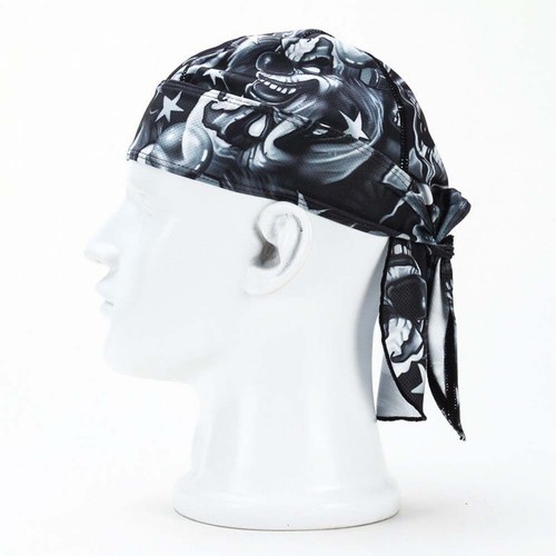 Cooling Sweat Wicking Skull Caps Hip Hop Beanie Durag Motorcycle Wrap Skull Caps - Picture 11 of 53