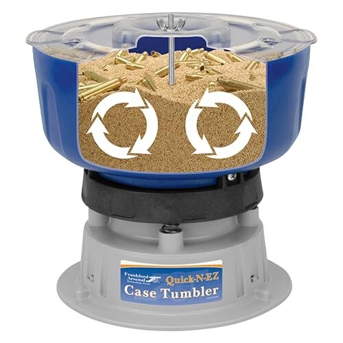 QUICK N EZ CASE TUMBLER Frankford Arsenal 110V Vibratory Brass Cleaner
