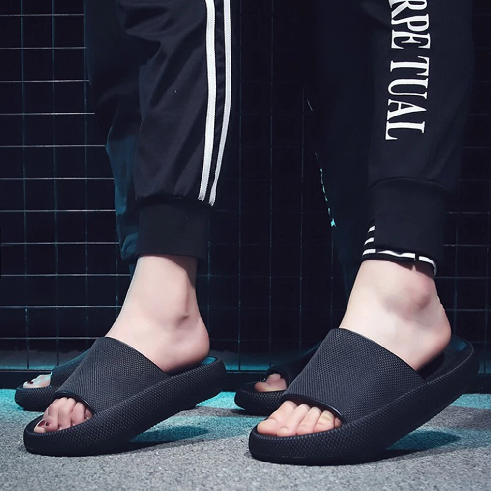 Pillow slides mens Indoor Home Cloud Shoes Anti Slip Sandals Slippers Summer