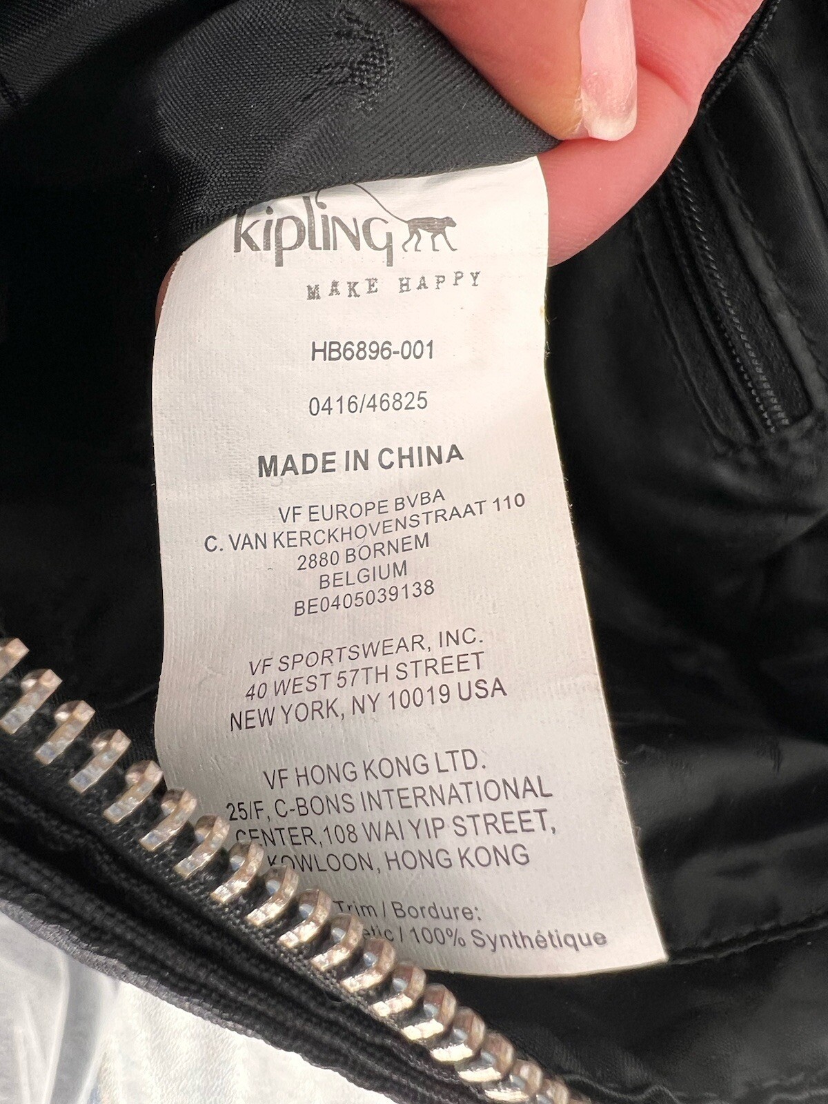 Kipling Black Crossbody Adjustable Strap & Should… - image 12