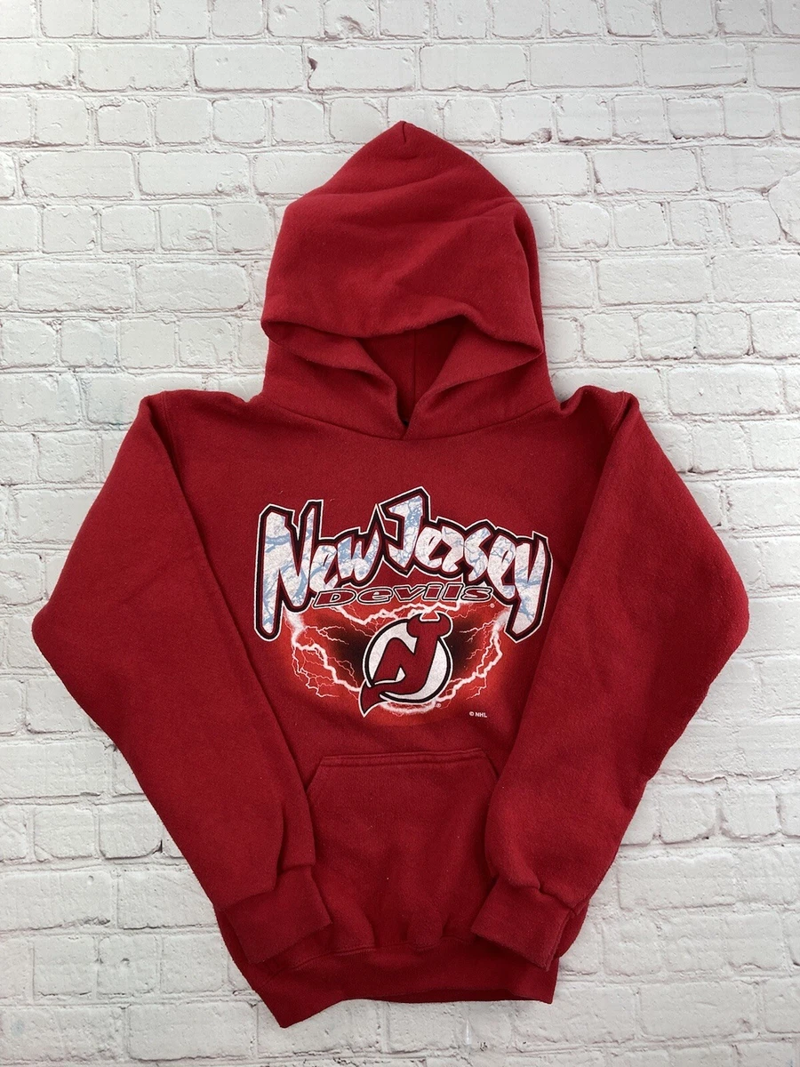 Vintage New Jersey Devils sweatshirt, NHL black graphic crewneck - AU Large