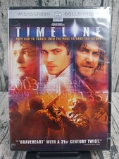 Timeline (DVD, 2004, Widescreen, Paramount) Paul Walker, Gerald Butler - New