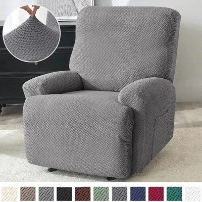 4PCS/Set Jacquard Non-slip Recliner Sofa Cover All-inclusive Armchair Slipcovers