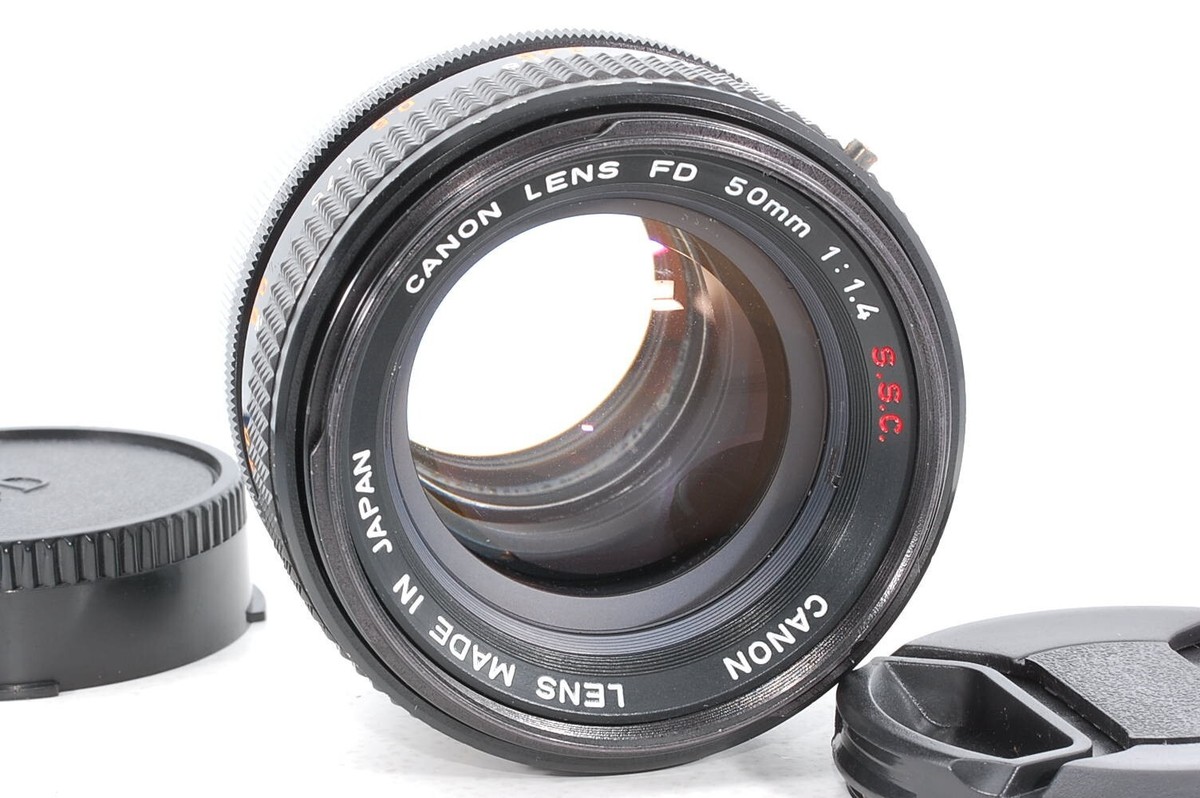 【良品】Canon FD 50mm F1.4 S.S.C.  695639 Canon 50mm f1.4 SSC Lens for FD | Blue Moon Camera