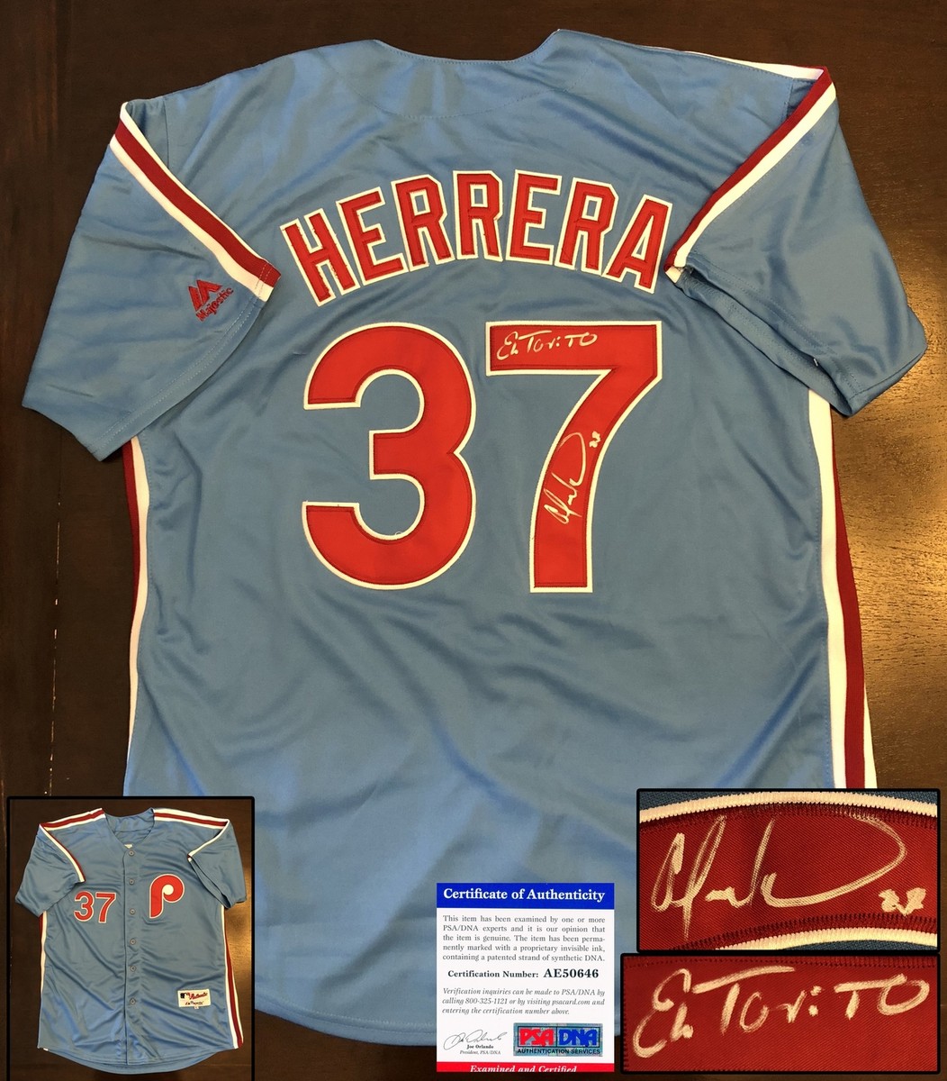 Philadelphia Phillies Odubel Herrera Signed Jersey COA | eBay Philadelphia Phillies Odubel Herrera Signed Jersey COA | eBay