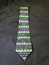 Steven Harris Necktie My Lucky Tie St. Pats Teacher Educator Principal Hand Made