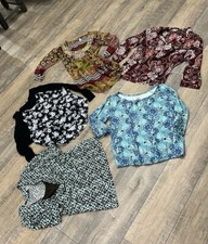Women’s Tops- 5 Assorted Brands Size Medium- Ladies Size 4/6 Shirt Bundle