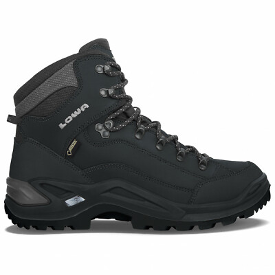 LOWA Renegade GTX Mid WIDE  Gore-TEX Herren  Schwarz Größe wählbar NEUWARE