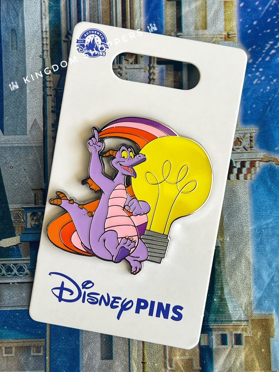 Disney Parks Epcot Center Figment Imagination Lightbulb OE Pin | eBay