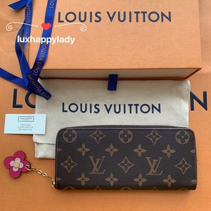 lv flower wallet