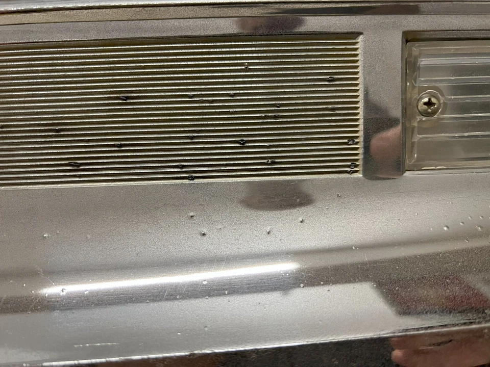 1962 Dodge Polara 500 Right Reverse Light Finish Panel Chrome Rear Bezel Back Up - Image 4 of 4