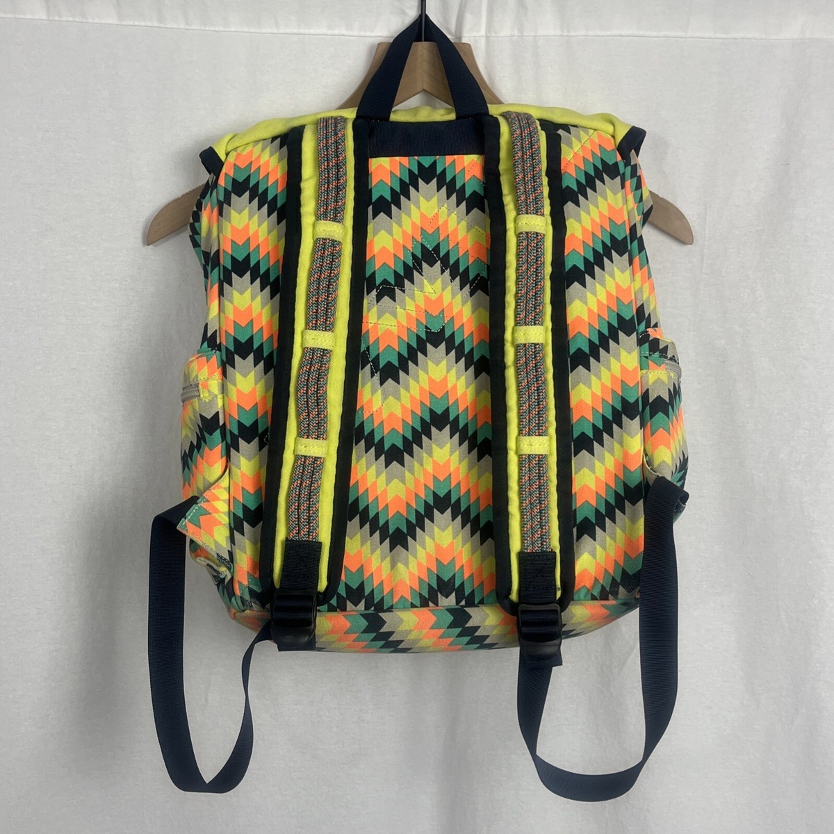 KAVU Libby Cactus Bloom Adjustable Back Strap Zipper Pockets Multicolor Backpack KAVU Libby Rope Backpack - Cactus Bloom | eBay main image 2
