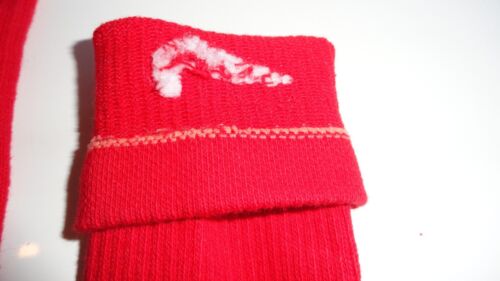 2 PAIR NIKE EVERYDAY PLUS Performance Cushion Crew Socks RED WHITE YOUTH 3Y-5Y - Picture 4 of 11