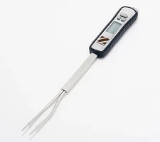 Geoffrey Zakarian Barbecue Digital Fork Thermometer, K62415 - Black