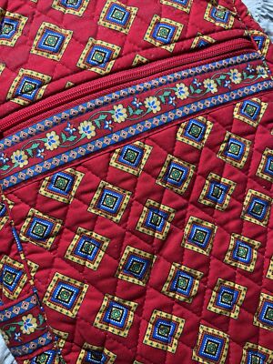 Vera Bradley Backpack Villa Red pattern Retired New NWT Vera Bradley | Bags | Vera Bradley Backpack Villa Red  main image 2