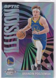 2023-24 Contenders Optic NBA No. 25 Brandin Podziemski Rookie Illusions