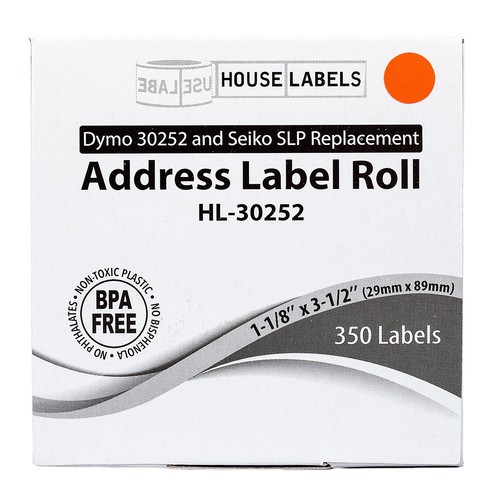 DYMO LW 30252 RED Address Labels - SIXTEEN (16) Rolls of 350 - FREE FAST SHIP ! - Bild 7 von 9