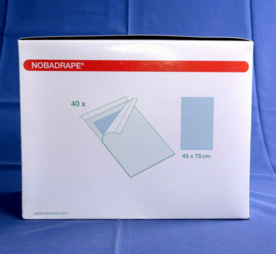 Nobadrape Abdecktuch 37,5x45 Cm 2-lg.steril, 60 Stk