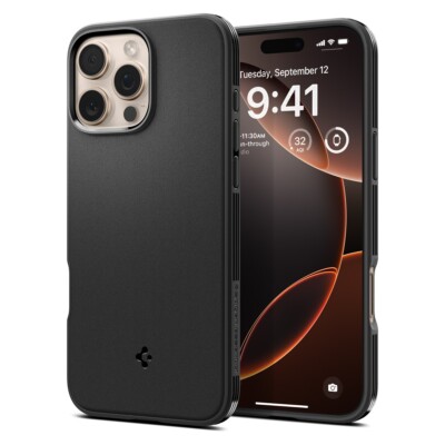 Apple iPhone16 128GB ブラック　&spigenケース iPhone 16 Series Case Thin Fit (MagFit) - Spigen.com Official Site