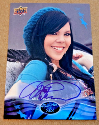 2009 Upper Deck American Idol Season 8 Mishavonna Henson Autograph