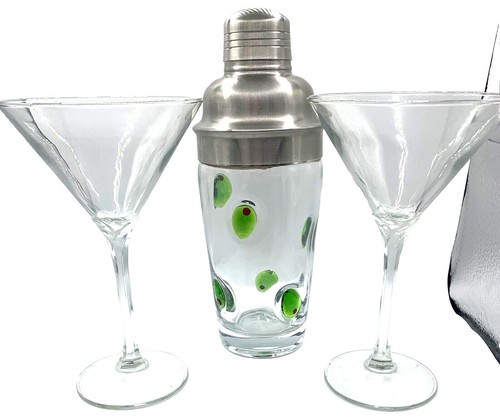 6 Verres à Martini 175ml Rink Drink - Verres Cocktail à Pied - Lave-Vaisselle