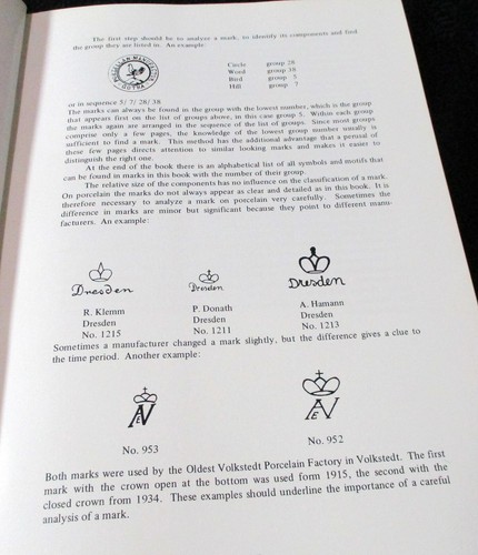 MARKS ON GERMAN BOHEMIAN AND AUSTRIAN PORCELAIN 1710 TO PRESENT Rontgen HC 1981 - Picture 6 of 13