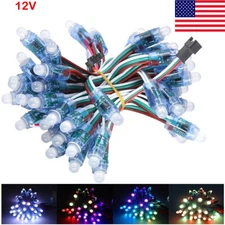 12V 1000pcs WS2811 Pixels LED Strip Digital Addressable RGB LED String Lights