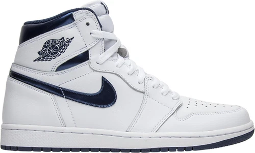 Jordan 1 Retro OG High Metallic Navy