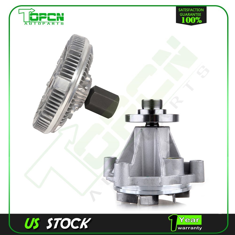 Electric Fan Clutch & Water Pump Kit for Ford F-150 F-250 Lincoln Navigator 5.4L-image