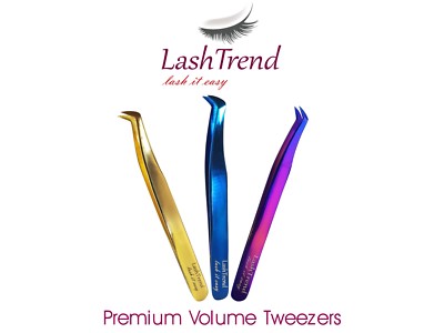 Wimpernverlängerung Pinzette für Volumentechnik | Premium Volume Tweezers Serie