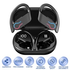 Mpow TWS Bluetooth Headphones Wireless Earbuds Sport Over-Ear Headset Waterproof