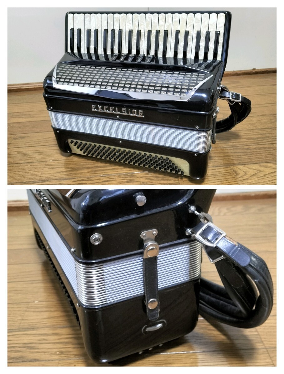 Exc+5] EXCELSIOR MOD. 400/S Accordion Made in Italy Used Working