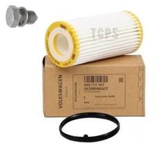 FOR AUDI RS3 SPORTBACK QUATTRO 2.5 15-20 GENUINE OIL FILTER & SUMP PLUG + WASHER