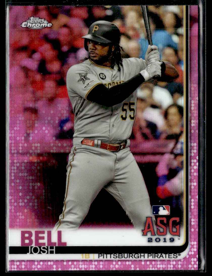 Josh Bell 2019 Topps Chrome Pink Refractor #87 Baseball Card SKUJA1693