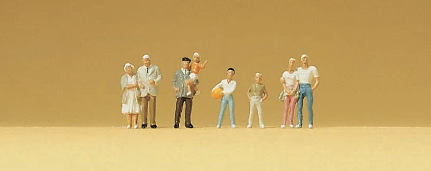 Preiser scala N 79086 figure omini personaggi Passanti 1,1 cm