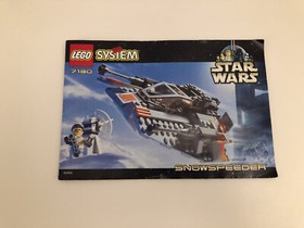 7130 SNOWSPEEDER | Vintage Star Wars Lego Set Incomplete with Instructions
