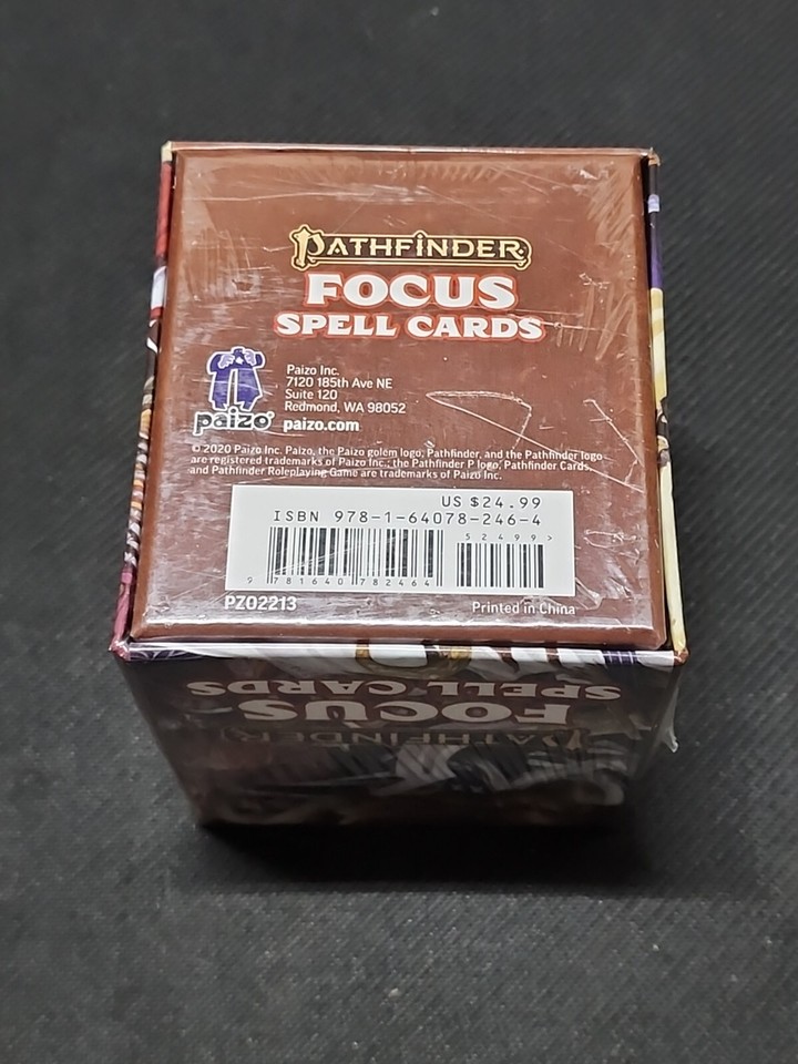 Pathfinder Spell Cards Focus New Sealed eBay