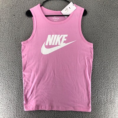 Nike Pink Sportswear Icon Futura Tank Top Men's Size M AR4991 621