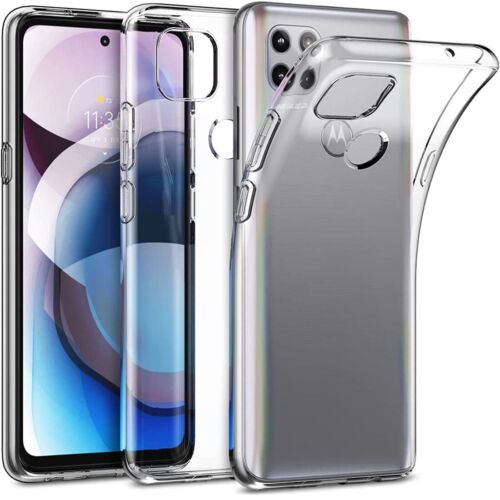 For Motorola Moto G Power Stylus Edge Pure Play G 5G - Clear Case TPU Cover - Picture 21 of 27