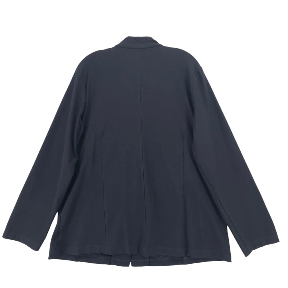 Chaqueta elástica negra EILEEN FISHER mezcla viscosa talla XL Foto 4 de 4