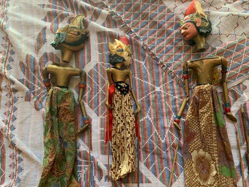 Lot: 3 Rare-Vintage Handmade- Carved- WOOD Puppets - Picture 4 of 10