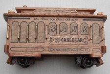 Wooden Bank....San Francisco Cable car--A.