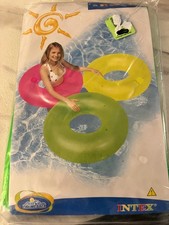 2008 Intex The Wet Set 36 Inflatable Swim Ring Pool Float, Choose Color NEW